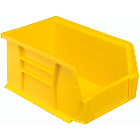 Global Industrial Storage Bin, Plastic, Yellow, 5 in H, 6 in W 239608YL